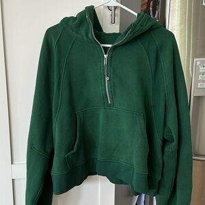 Lululemon evergreen oversized half zip Scuba Hoodie